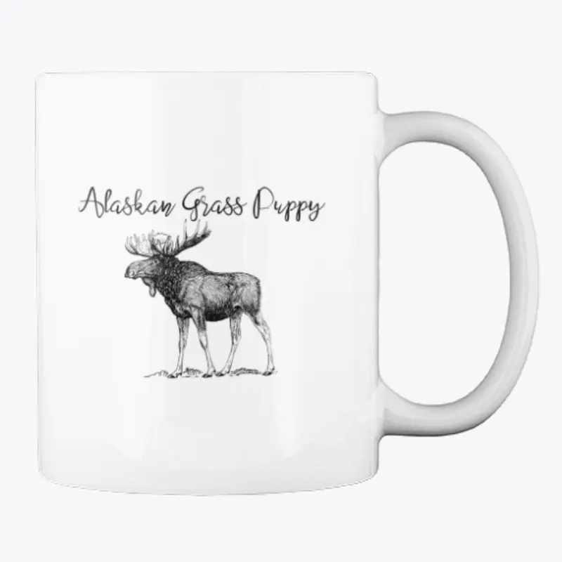 Alaskan Grass Puppy Mug